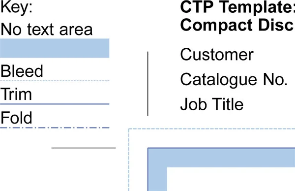  CD Printing Template