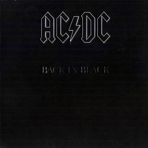 In the song 'Back in Black' by AC/DC, what does the back in black