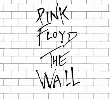Pink Floyd The Wall Album-Cover-Logo schwarz Gelschreiber offiziellen